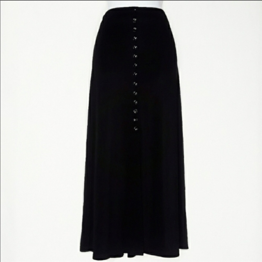 Briggs New York button down skirt XL vintage Black